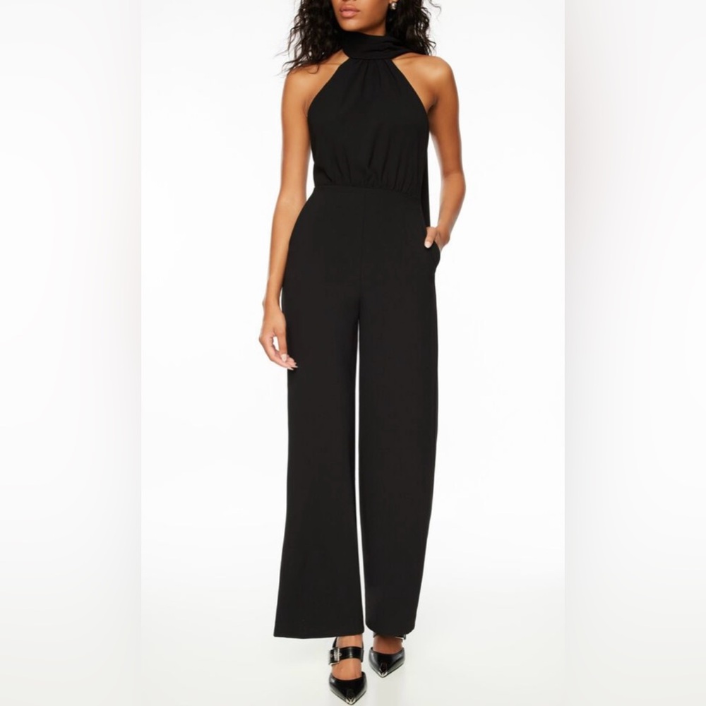 Dynamite halter neck Black Jumpsuit XL